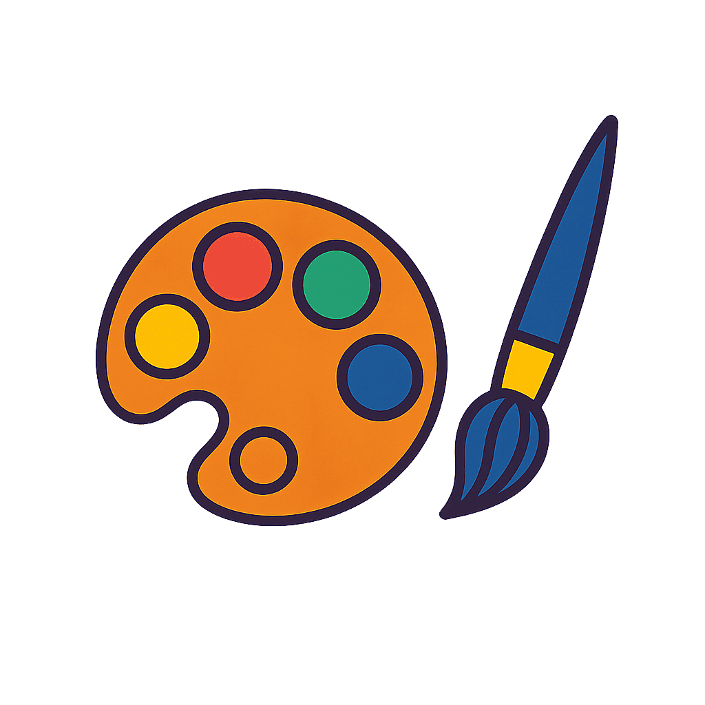 شعار لوحة ألوان